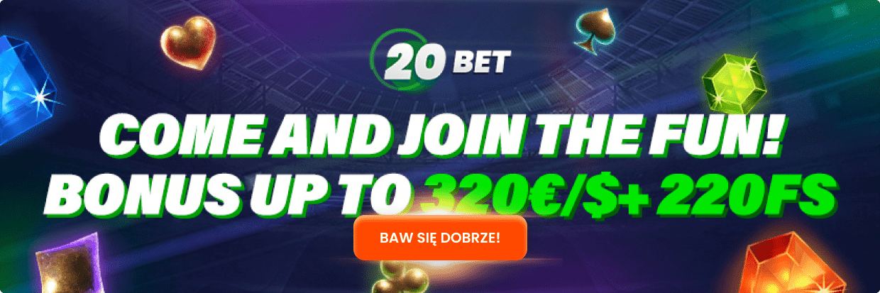 20bet Oferty bonusu